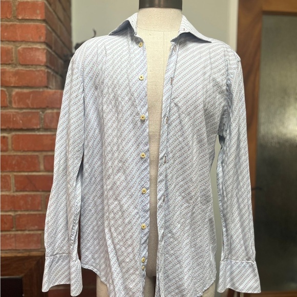 Collared button down long sleeved men’s shirt by Verticale - Picture 1 of 6
